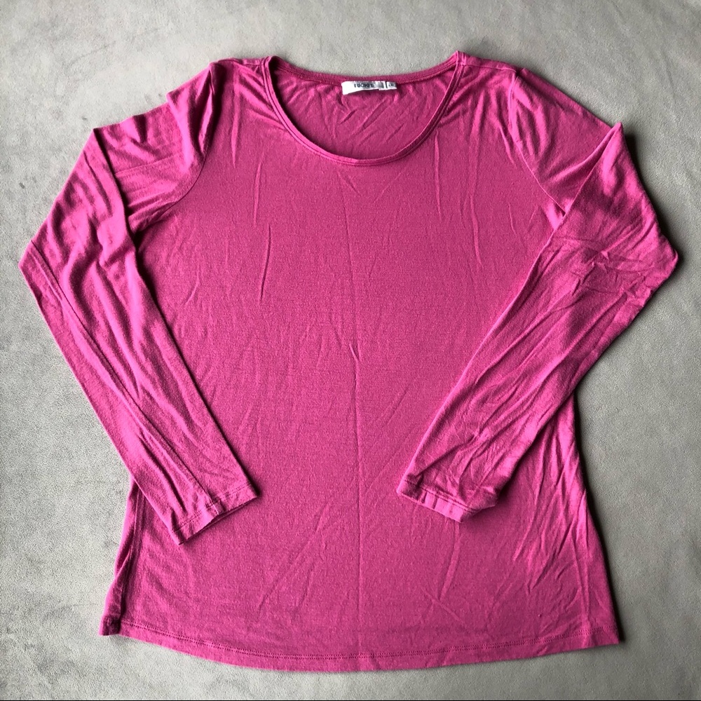 Ricki’s ~ Long Sleeve Tee ~ Dark Pink ~ Women’s Size Large